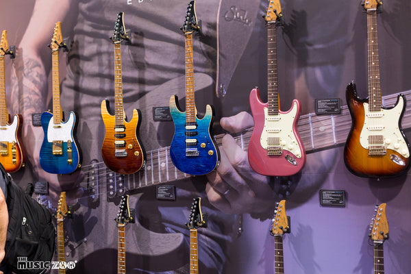 NAMM 2018: Suhr 20th Anniversary Aura Singlecut & More NAMM Display Guitars!