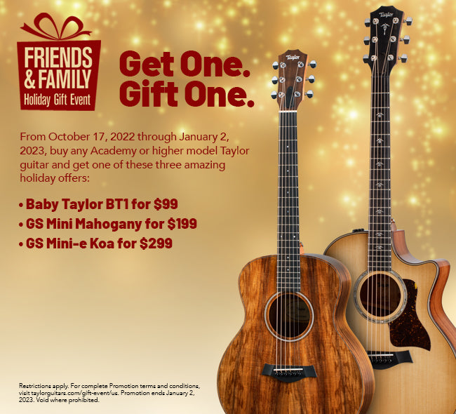 Taylor Get One Gift One Friends & Family Holiday Event