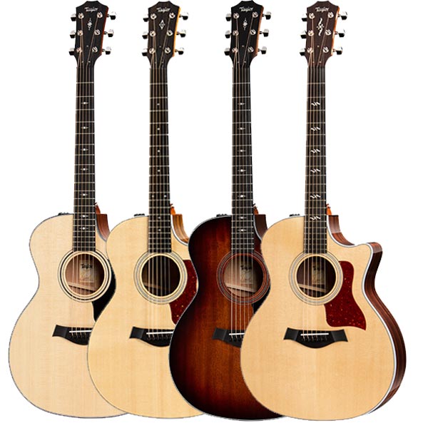 Taylor Announces New V-Class Braced 300 & 400 Series Acoustic Guitars
