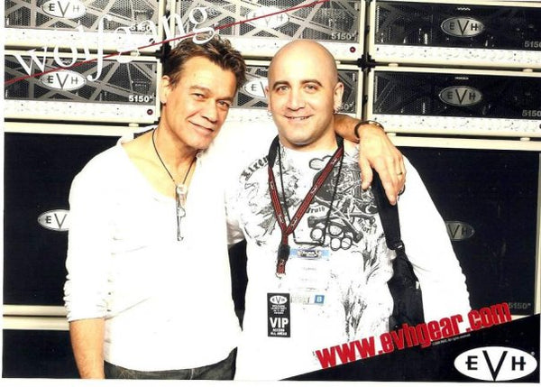 Tommy and Eddie Van Halen at EVH Amps - The Music Zoo