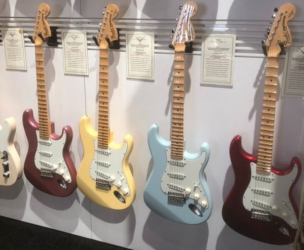 Fender Custom Shop Stevie Ray Vaughan & Yngwie Malmsteen Signature Series Stratocasters, Chris Shiflett Telecaster Revealed At NAMM 2019!