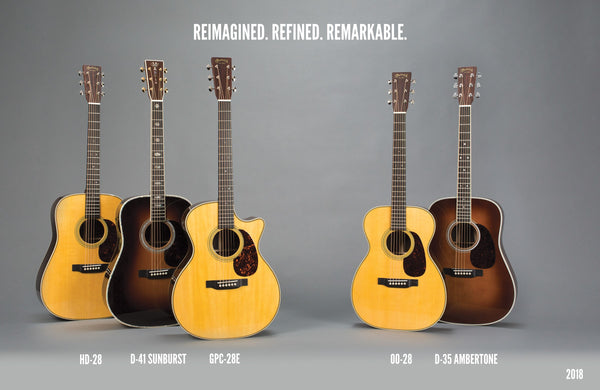 NAMM 2018: New Martin Standard Series Acoustic Guitar Model Updates!