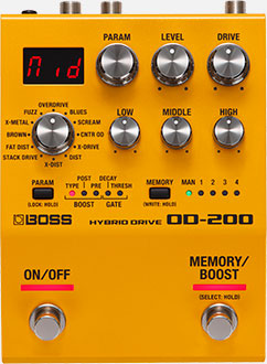 BOSS Releases New 200 Series Effects Pedals!