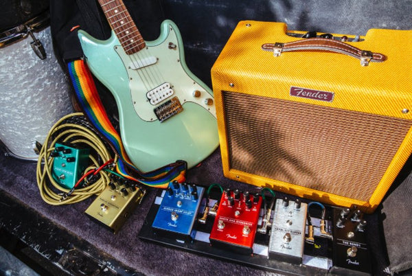 New Fender Boutique-Style Guitar Effects Pedals - Delay, Overdrive, Distortion, Reverb, Compressor