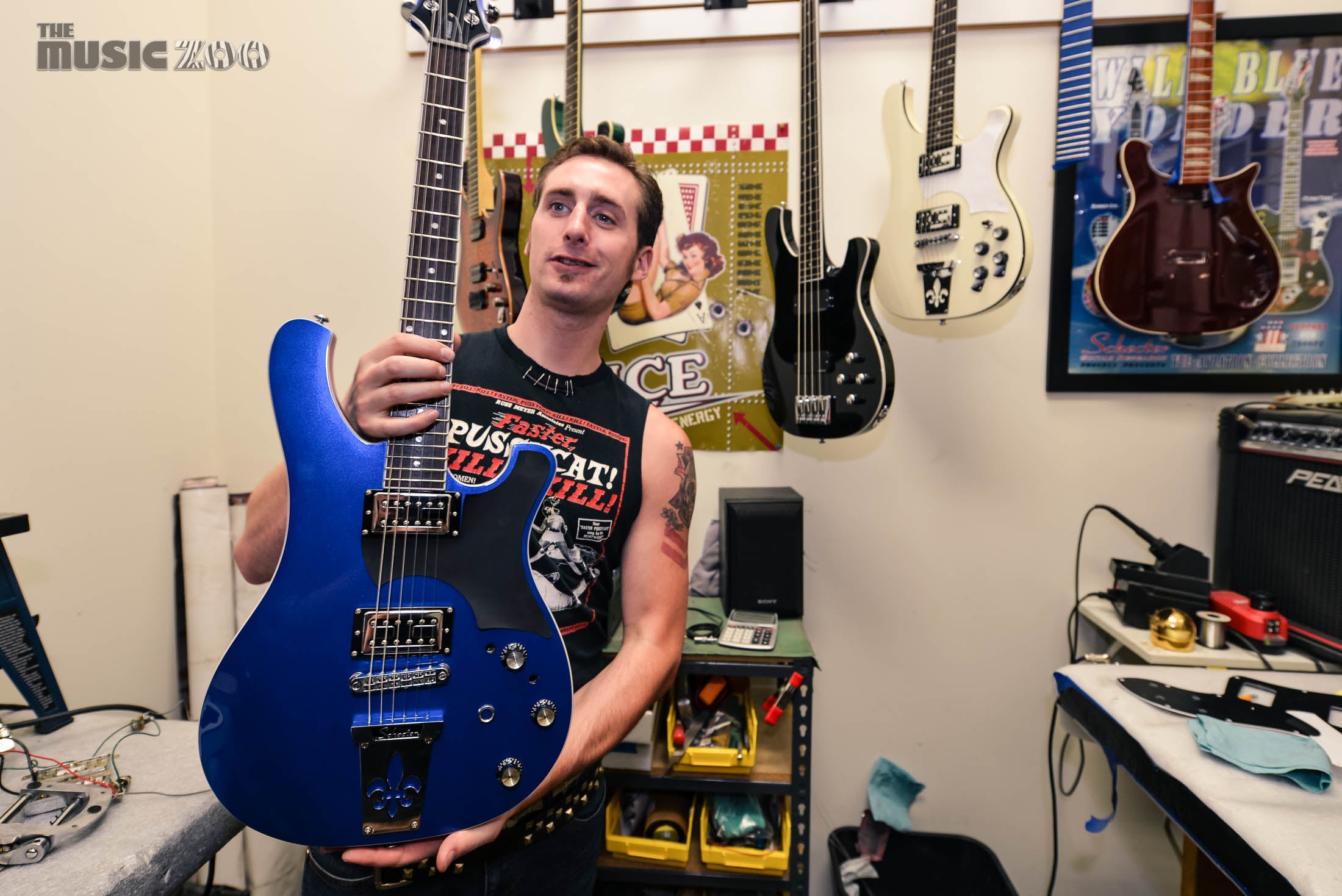 schecter guitar factory tour