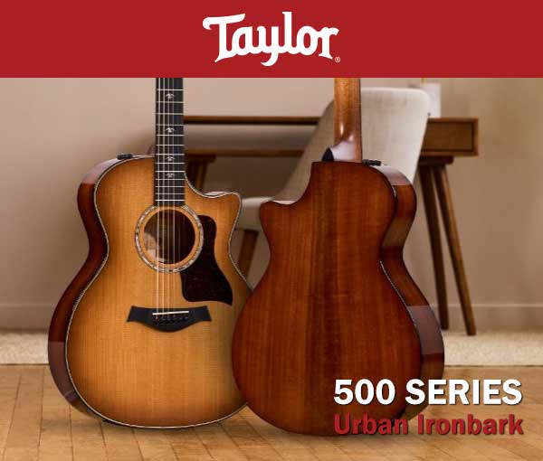 Taylor 500 Series Urban Ironbark Acoustic Guitars: New 514ce & 512ce Models