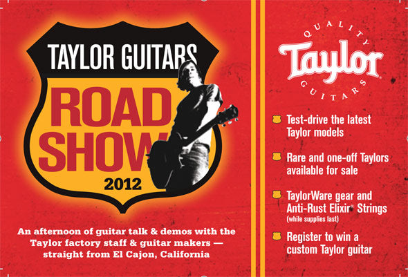 Taylor Guitars Roadshow Is Coming September 29th