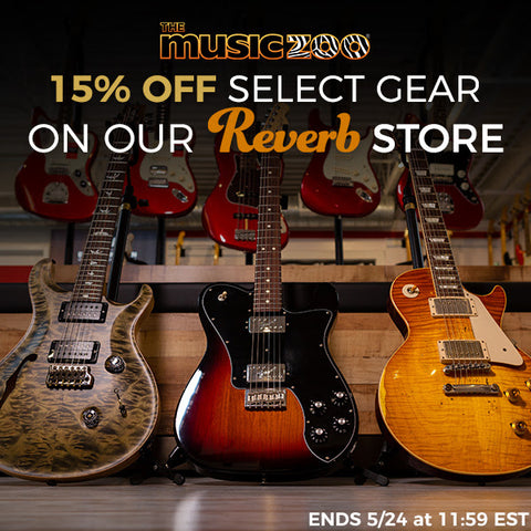 Save 15% off Select Gear at The Music Zoo's Store on Reverb.com