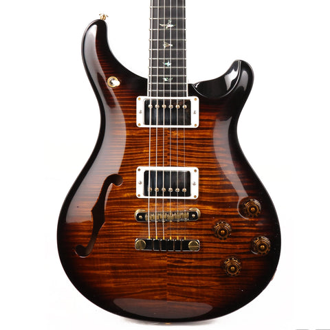 PRS McCarty 594 Semi-Hollow Artist Package Black Gold Burst 2019