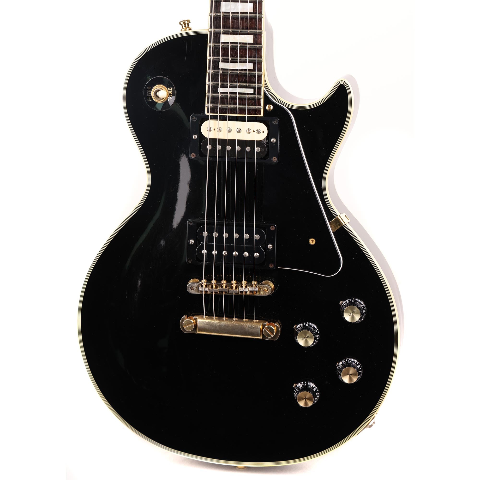 Orville Les Paul Custom Guitar Ebony Used | The Music Zoo