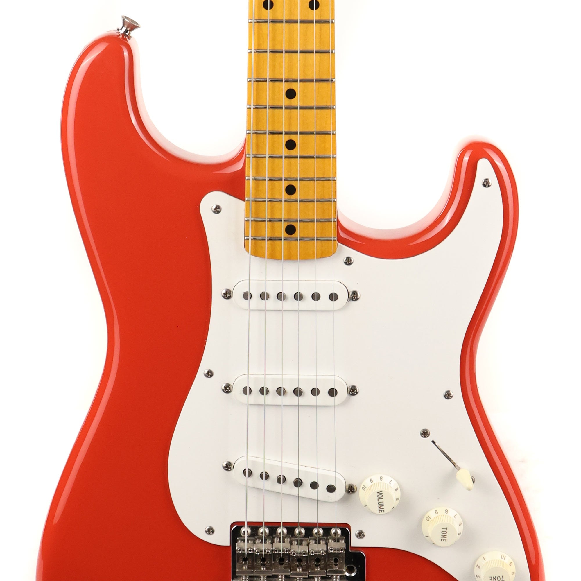 1994 Fender Made in Japan Stratocaster Fiesta Red | The Music Zoo