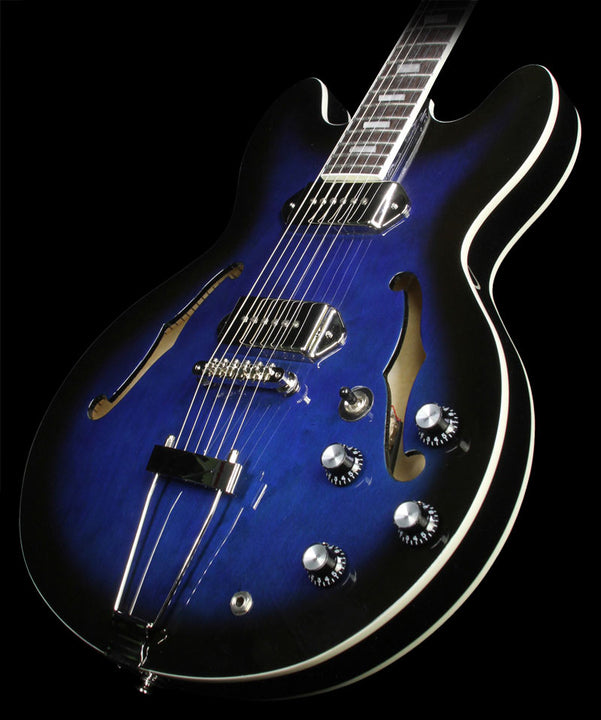 epiphone casino blak and blu