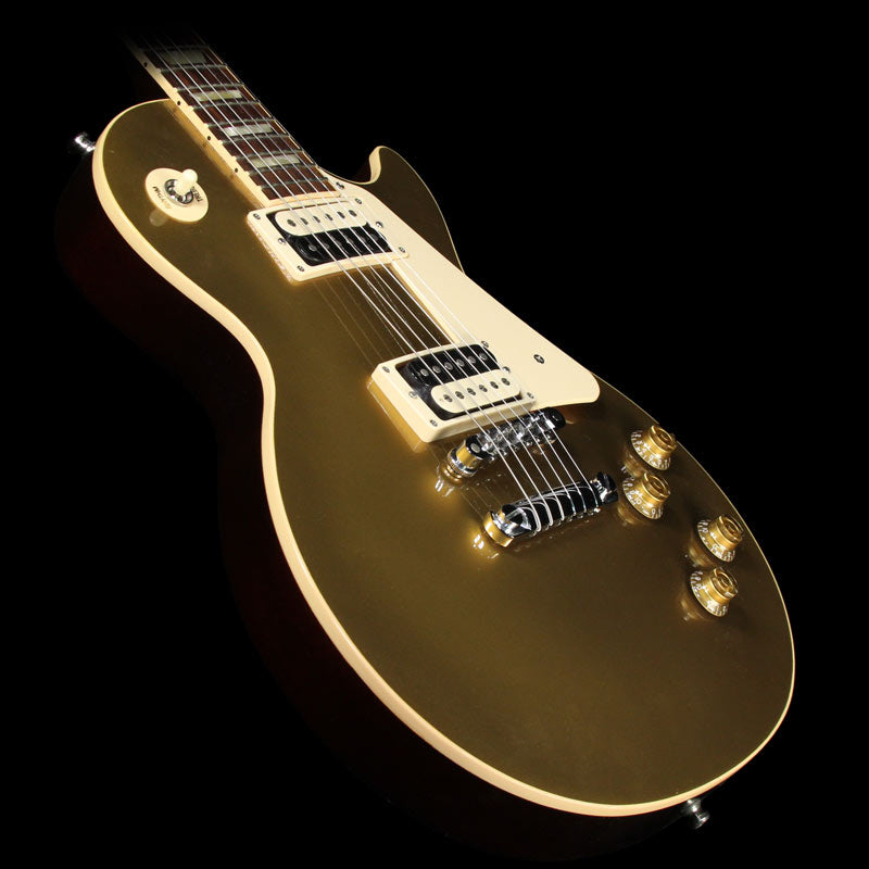 Used 12 Gibson Les Paul Traditional Pro Electric Guitar Goldtop The Music Zoo