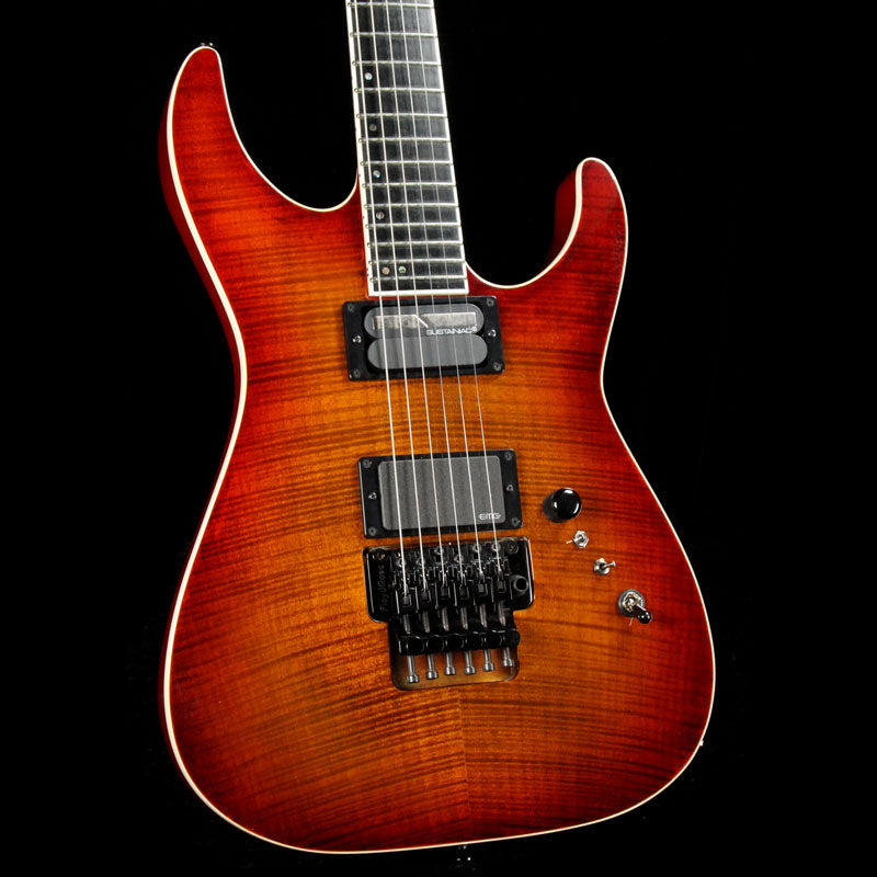 Esp E Ii M Ii Fm Amber Cherry Sunburst 14 The Music Zoo