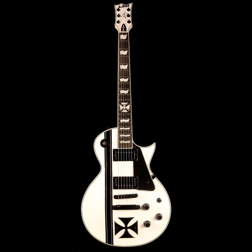 Esp Ltd James Hetfield Signature Iron Cross White 17 The Music Zoo