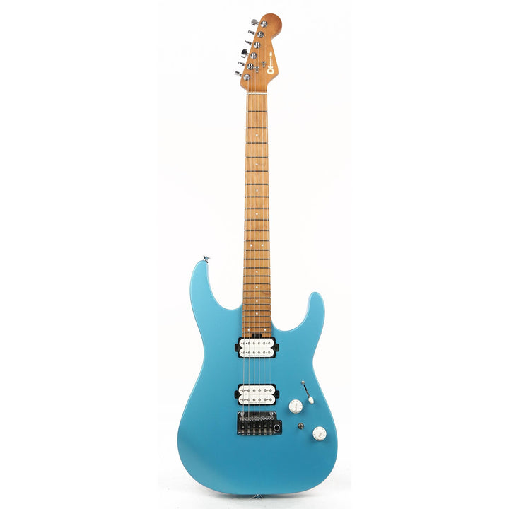 Charvel Pro-Mod DK24 HH 2PT CM Matte Blue Frost | The Music Zoo