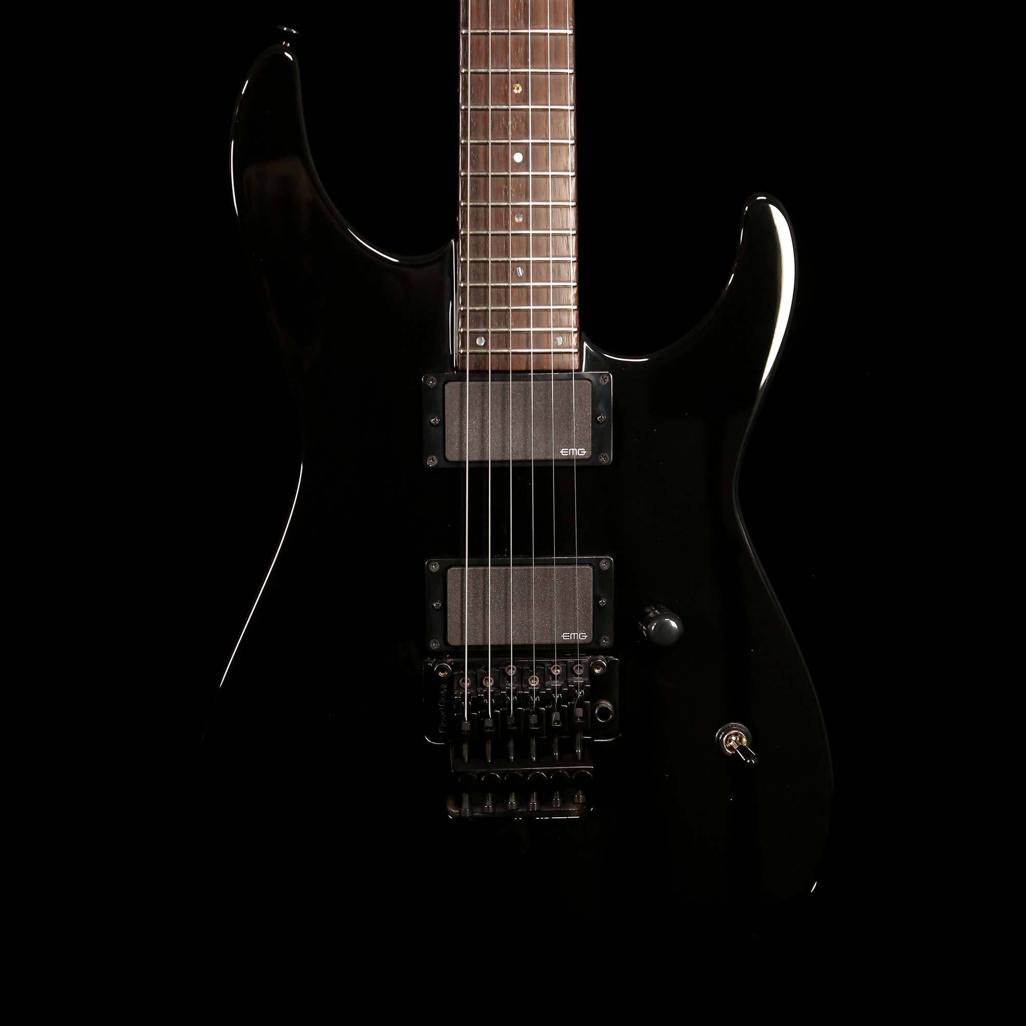 Esp M Ii Neck Thru Black The Music Zoo