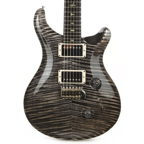 PRS Private Stock Custom 24 Charcoal Top with Sage Green Flame Maple Back and Neck