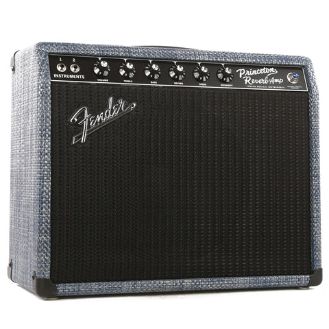 Fender 2020 Limited Edition Princeton Reverb Chilewich Denim and Celestion Alnico Blue
