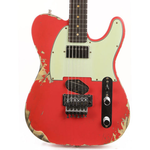Fender Custom Shop ZF Telecaster Fiesta Red Heavy Relic Music Zoo Exclusive
