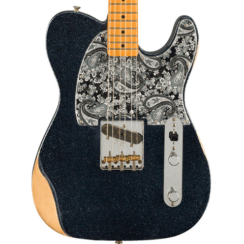 Fender Brad Paisley Esquire Road Worn Black Sparkle