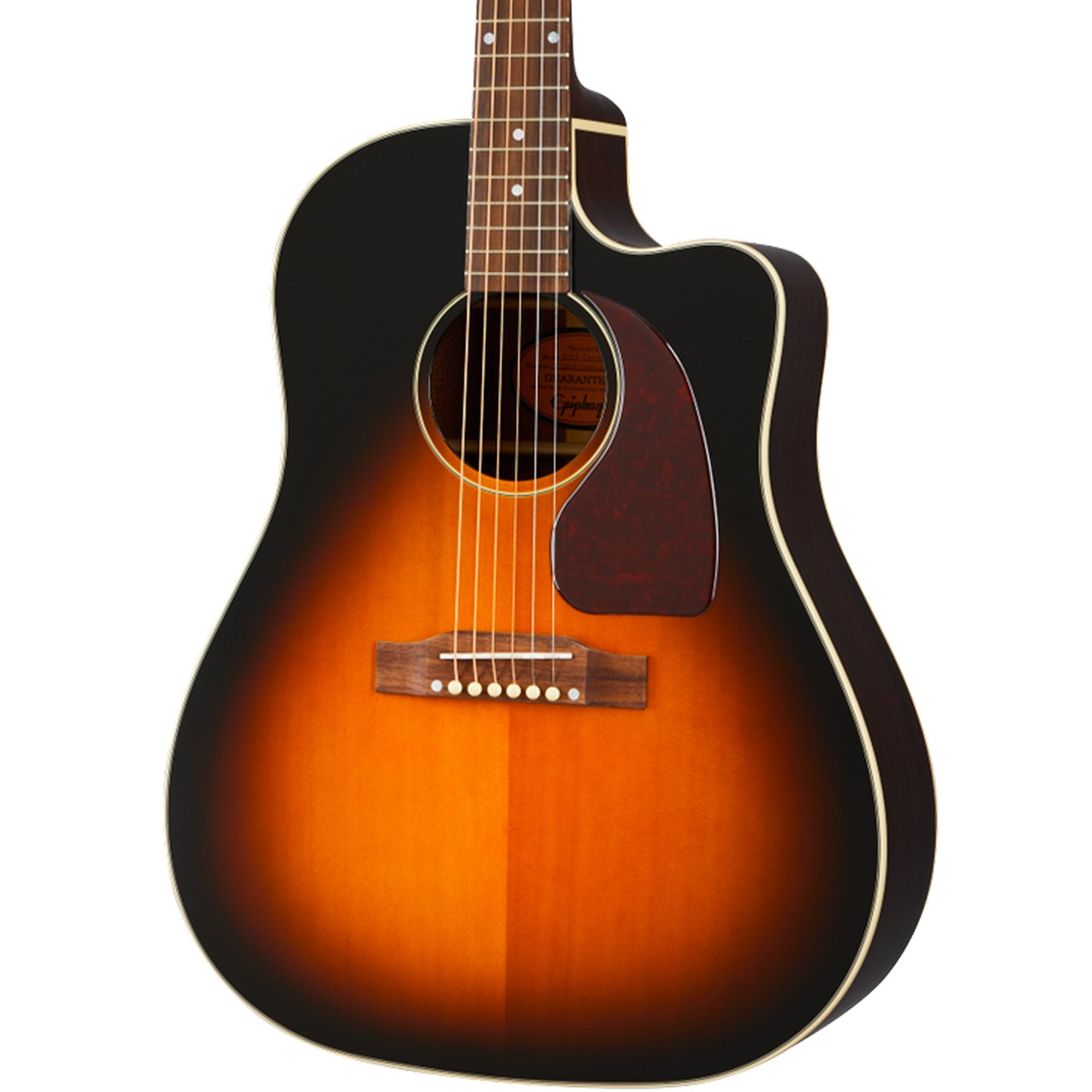 Epiphone Inspired By Gibson J 45 Ec Acoustic Electric Aged Vintage Sun The Music Zoo