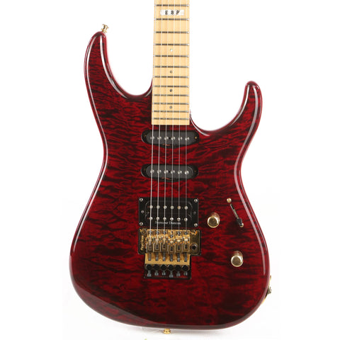 ESP The Mirage See-Thru Red Quilt Top Used