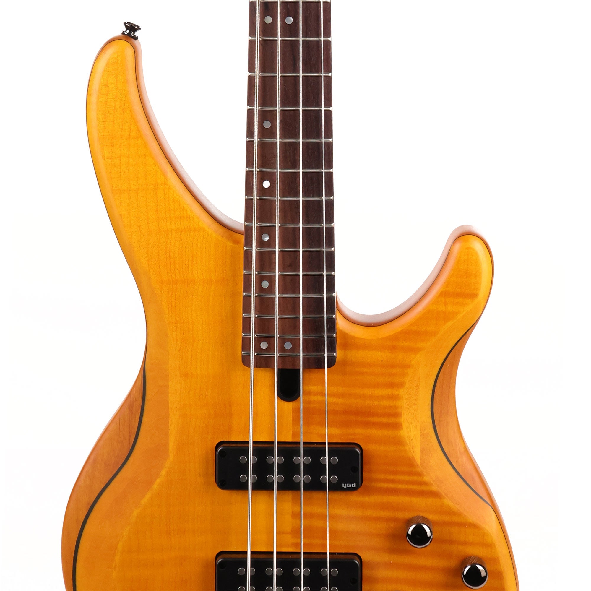 Yamaha TRBX604FM Electric Bass Matte Amber | The Music Zoo