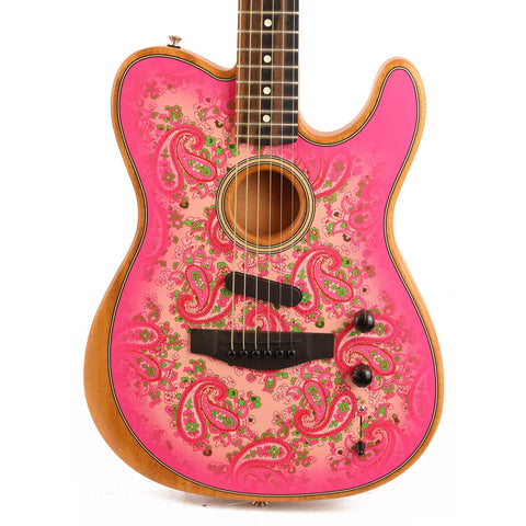 Fender American Acoustasonic Telecaster Limited Edition Pink Paisley