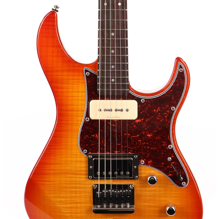 Yamaha PAC611HFM Pacifica Light Amber Burst Used | The Music Zoo