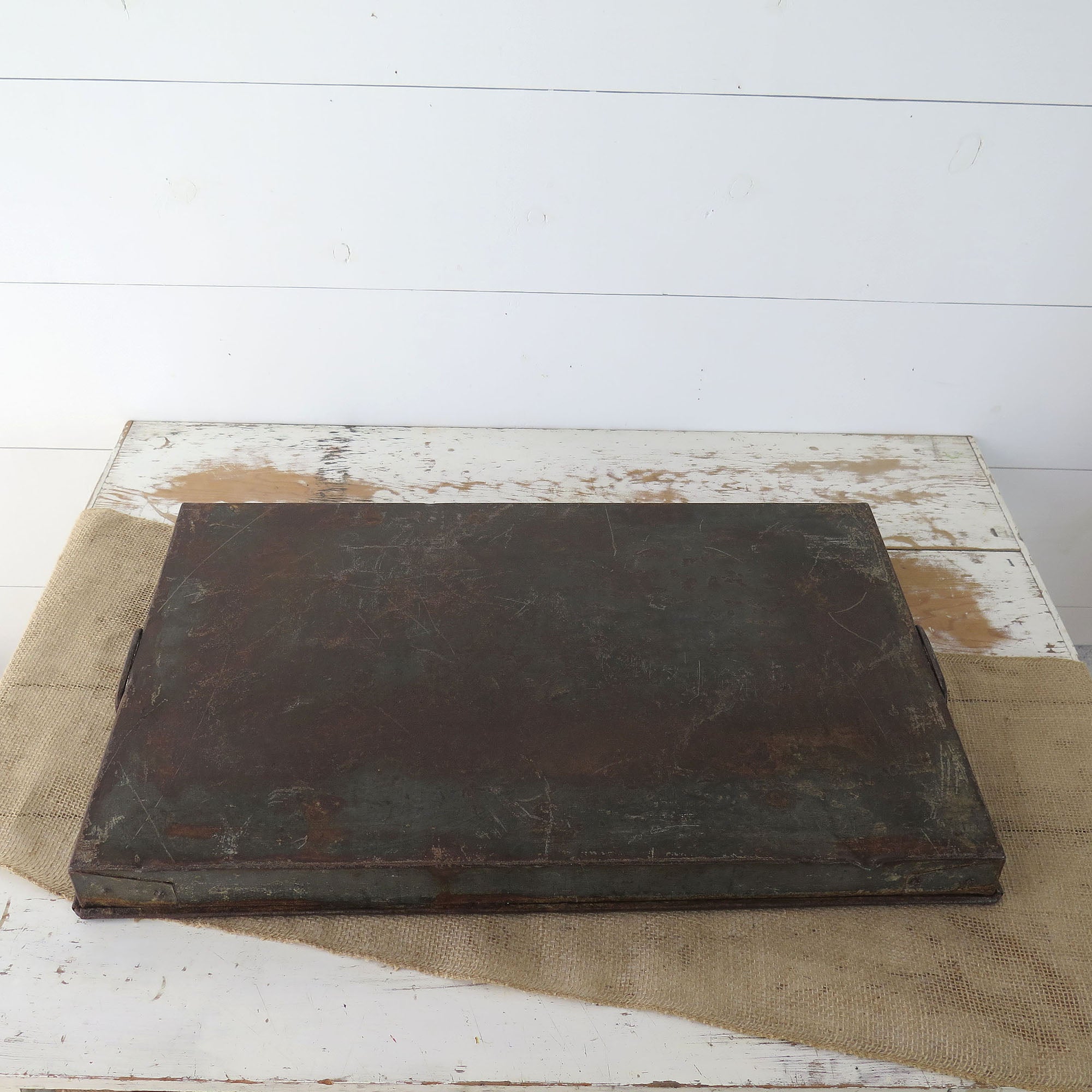 Large Metal Industrial Tray