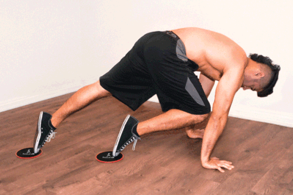 15-Minute Core Workout with Sliders - The best slider exercises for a  6-pack stomach 