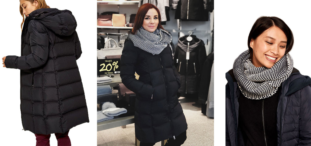 L'accessoire indispensable pour l'hiver - la grosse écharpe  Grosse  echarpe femme, Tenues de mode automnales, Idées de mode