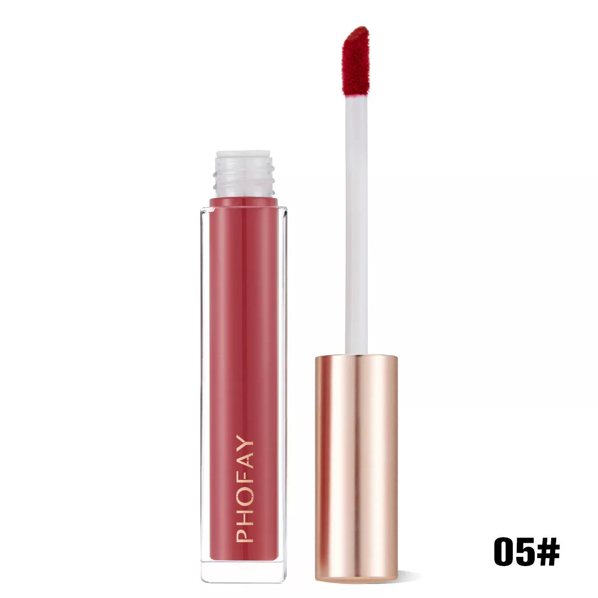 PHOFAY Non-Sticky Lip Gloss with Moisturizing Benefits