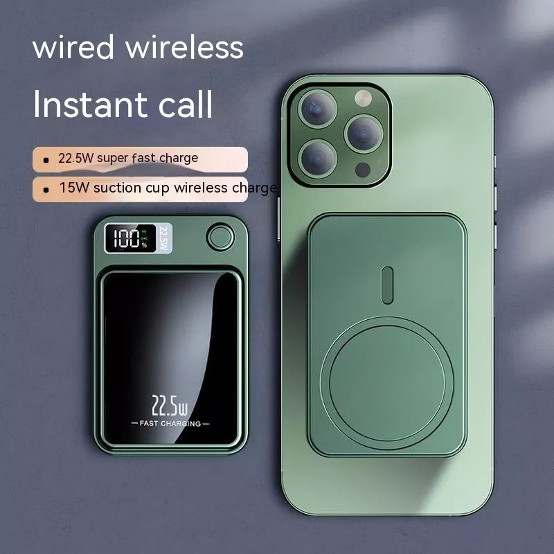 Magnetic Power Bank with Fashionable Design and USB Charging