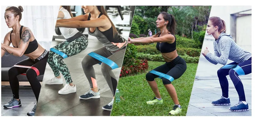 Resistance Bands Set for Glutes, Yoga, and Pilates Workouts