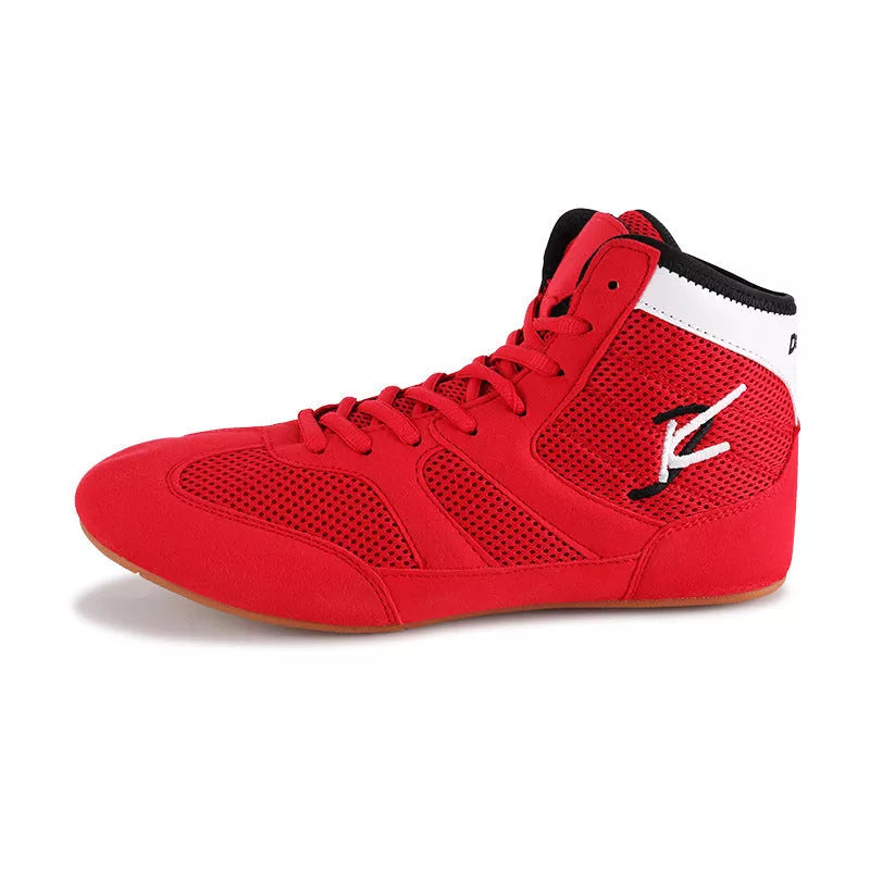 Mesh Wrestling Boxing Shoes for Indoor Training and Competition