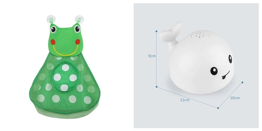 Electric Induction Whale Spray Toy for Baby Bath Time Fun