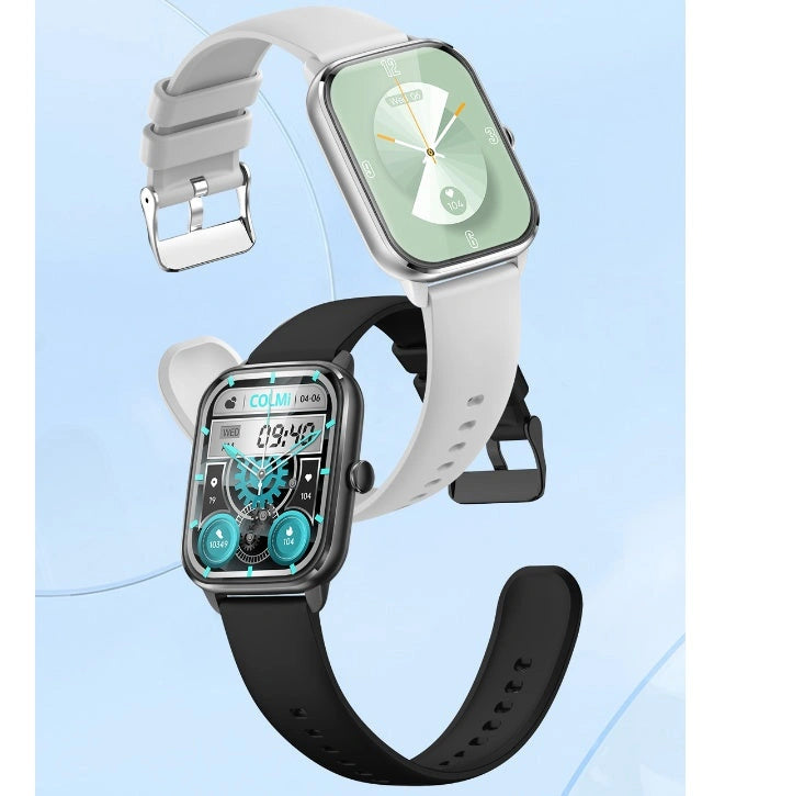 Full Screen Smartwatch with Heart Rate Monitoring and Music Control