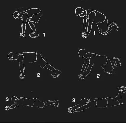 Home abdominal wheel with spring boost for core strengthening