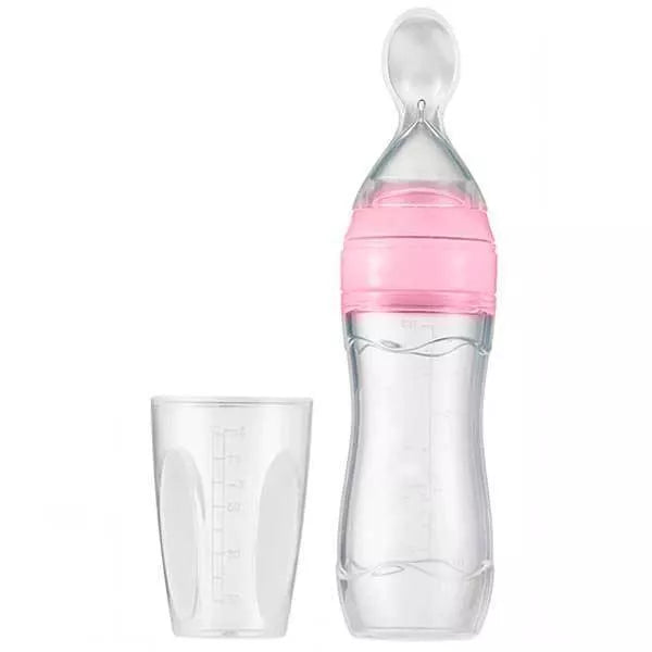 Baby Spoon Bottle Feeder with 120ml Capacity for Easy Feeding