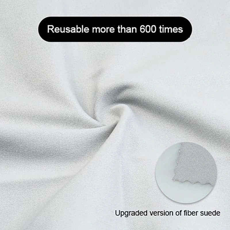 Anti-fog Glasses Cloth - 15x15cm Black Dry Wipe