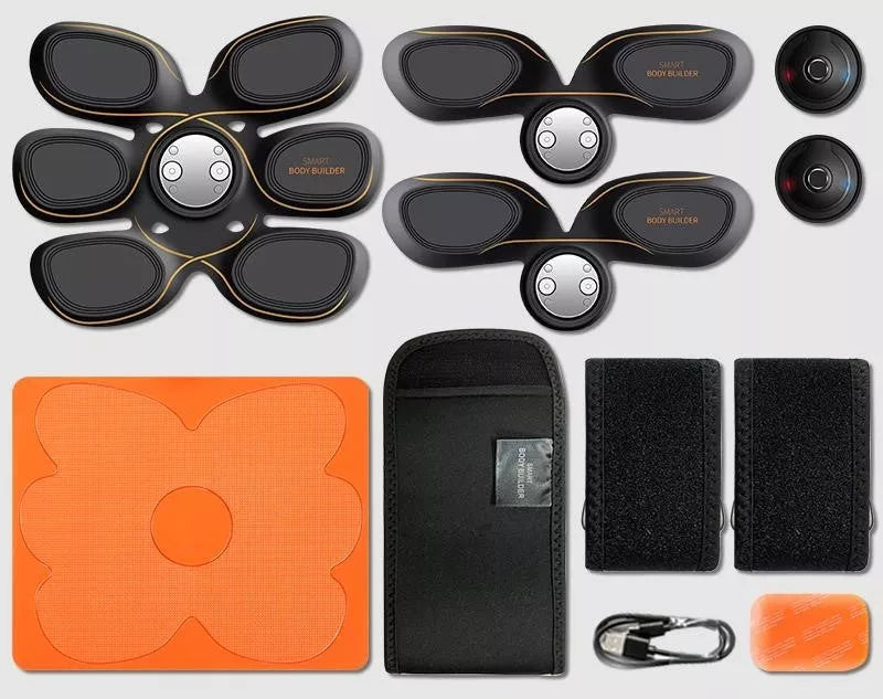 Intelligent abdominal muscle stick fitness device with gel sheets