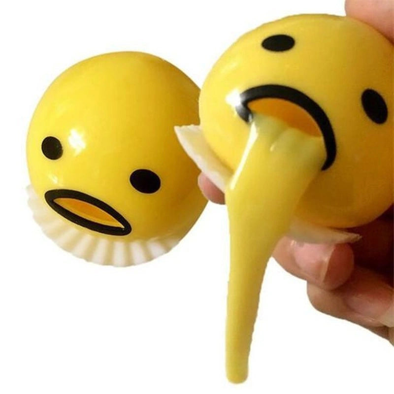 Gudetama Vomiting Egg Toy for Stress Relief and Fun