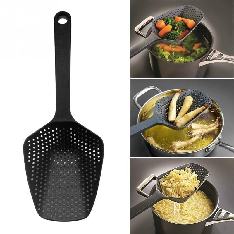 Large Nylon Strainer Scoop Colander for Efficient Kitchen Tasks