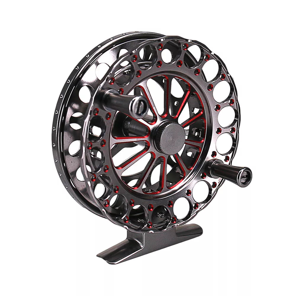 Full metal raft fishing reel with 1:1 speed ratio