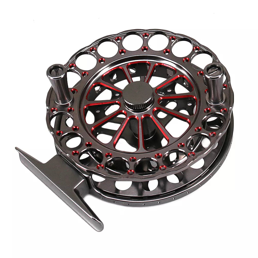 Full metal raft fishing reel with 1:1 speed ratio