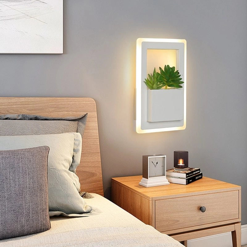 Modern LED Bedside Wall Lamp with Anti-Blue Light Technology