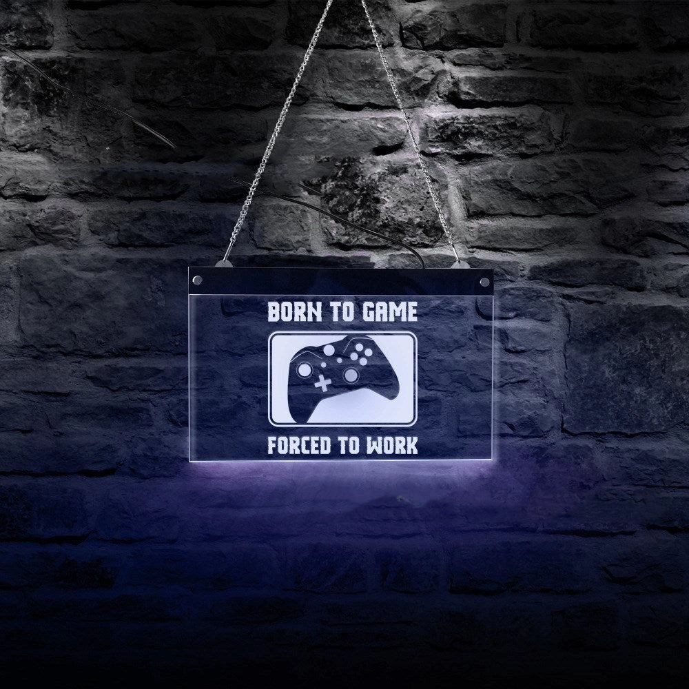 Game Console Controller Logo LED Neon Light for Children