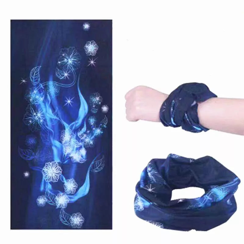 Polyester Sports Bandana for Cycling and Sun Protection